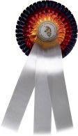 Preischleifen 3-fach-Rosette  - 11174