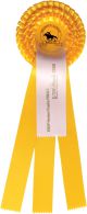 Preischleifen 3-fach-Rosette  - 11341