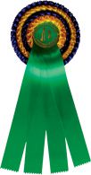 Preischleifen 3-fach-Rosette  - 11390