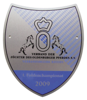 Sporthaus Verden - Staldplaketter - Fohlenchampionat 2009