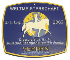 Sporthaus Verden - Stallplaketten - WM Verden