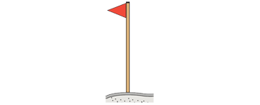 Sporthaus Verden - Hindernis - Flaggenstab Sporthaus Verden - Hindernis - Flaggenstab