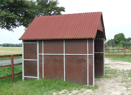 Weidehütte für Pferde