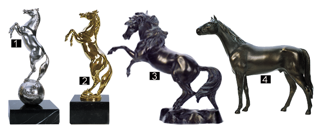 Sporthaus Verden - Trophäe Pferde Einzeln Sporthaus Verden - Trophäe Pferde Einzeln