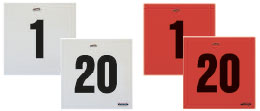 Parcoursschilder Nummern 1-20 Parcoursschilder Nummern 1-20
