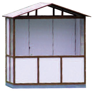 Richterhaus Alu (weiß-braun) Richterhaus Alu (weiß-braun)