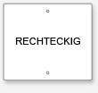 Stallplakette rechteckig